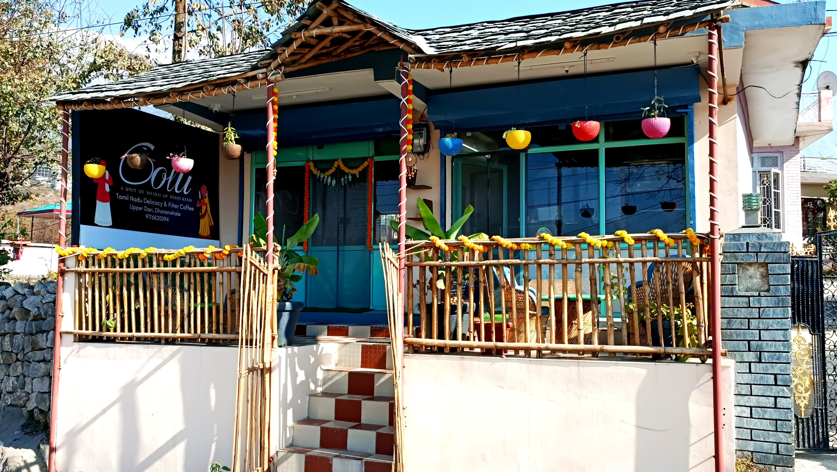 The Golu restaurant in Upper Dari, Dharamshala